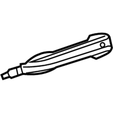 2017 Chrysler 200 Door Handle - 5LX981X8AC