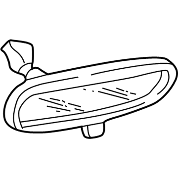 Dodge D250 Car Mirror - 55077468AA