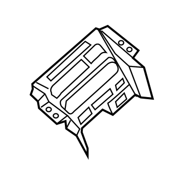 Mopar 7ZH89TX7AA Bezel - Media Portion