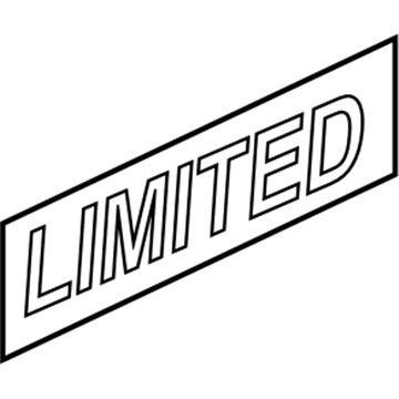 Chrysler 4389773AA Nameplate