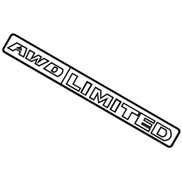 Chrysler 4389876AA Nameplate