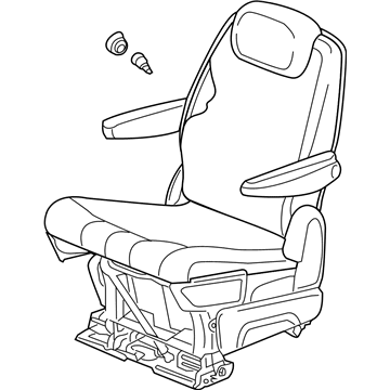 Dodge 1DT201D5AA Seat Assembly