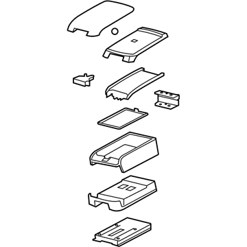 Jeep 1WN92DK2AA Armrest