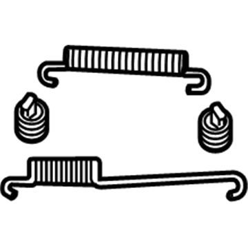 Dodge 5019735AA Parking Brake Shoes Spring