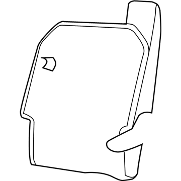 Dodge 5MJ92DX9AB Seat Back Cover