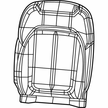 Jeep 7GK34TX7AB Seat Back Cover