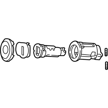 Jeep 5013682AA Lock Cylinder