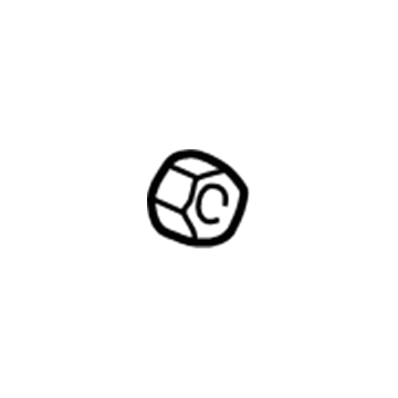 Dodge MB109029 Axle Nut