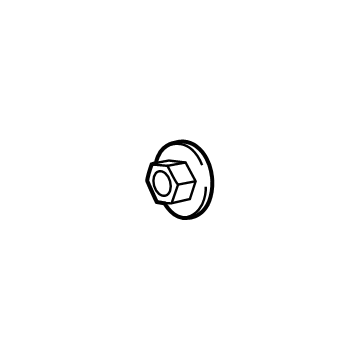 Ram 6101688 Heat Deflector Nut
