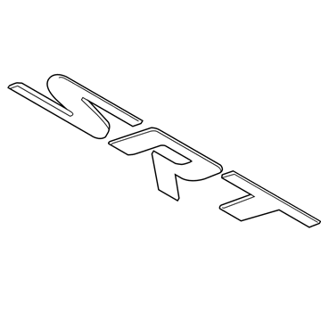 Dodge 1WS20SZ0AB Nameplate