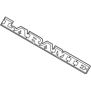 Ram 68483566AA Nameplate
