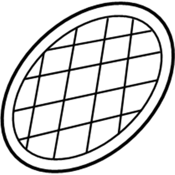 Chrysler YU14XDVAA Speaker Grille