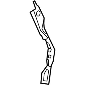 Mopar 68227960AA Lower Pillar Reinforcement, Passenger Side Mopar 68227960AA Lower Pillar Reinforcement, Passenger Side