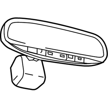 2014 Jeep Cherokee Car Mirror - 68144051AC