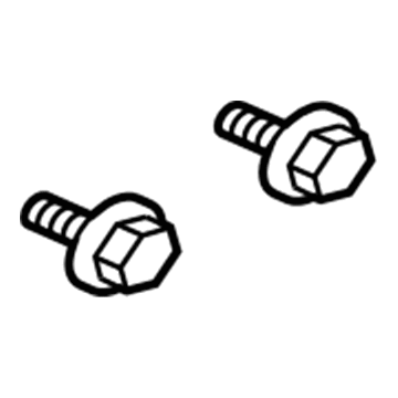 Jeep 6034866 License Bracket Screw