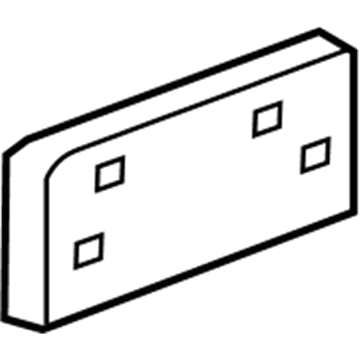 Jeep Patriot License Plate - 5303390AB