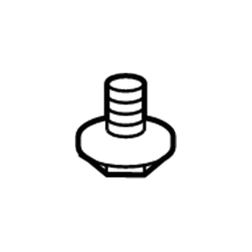 Mopar 6506579AA Bumper Cover Retainer Screw, Front Mopar 6506579AA Bumper Cover Retainer Screw, Front