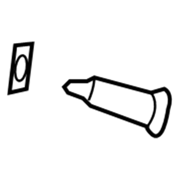 Dodge 5080035AA Armrest Pilot Bolt