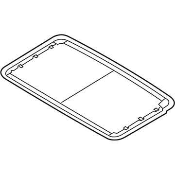 Ram 68049127AC Sunroof Glass