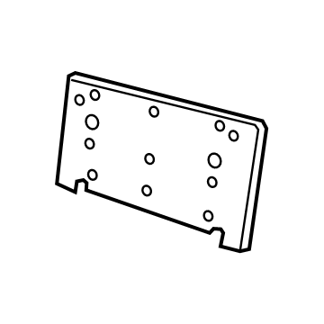 Jeep 68144504AA License Bracket
