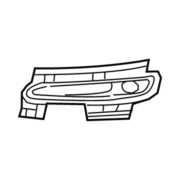 Jeep 68157873AA Fog Lamp Bezel