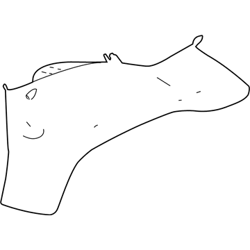 Jeep 6VZ32DX9AA Upper Quarter Trim