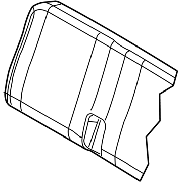 Dodge 1DF781D5AA Seat Back Cover