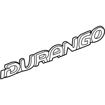 Dodge 55077393AB Nameplate