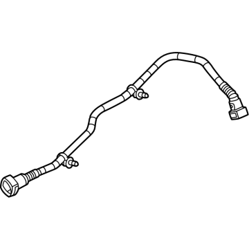Jeep Crankcase Breather Hose - 68462941AC