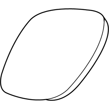 Dodge 5086216AA Mirror Glass