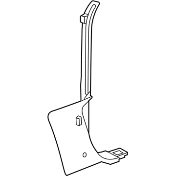 Mopar TW38XDVAD Cowl Trim, Gray, Passenger Side