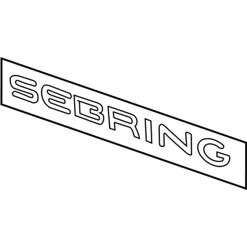 Chrysler 5152004AA Nameplate