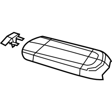 Chrysler Sebring Armrest - 1GM732T1AA