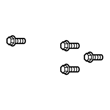 Jeep 6511770AA Cross Over Pipe Bolt