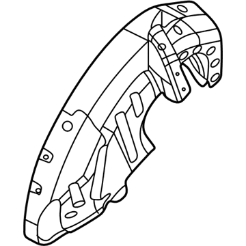 Chrysler 5074094AG Inner Wheelhouse
