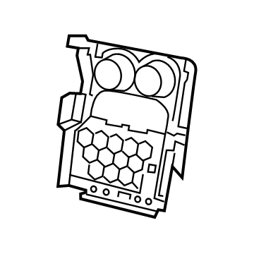 Mopar 5ZK51TX7AC Lid, Rear Center Mopar 5ZK51TX7AC Lid, Rear Center