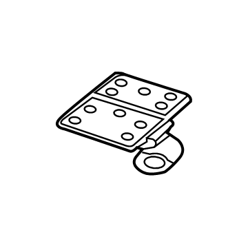 Ram 68552532AA Vent Chamber