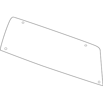 Ram 55277407AA Back Glass