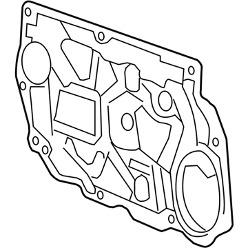 Chrysler 68027862AA Water Shield