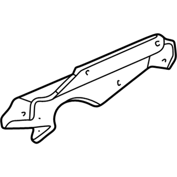 2002 Dodge Neon Exhaust Heat Shield - 4884072AB