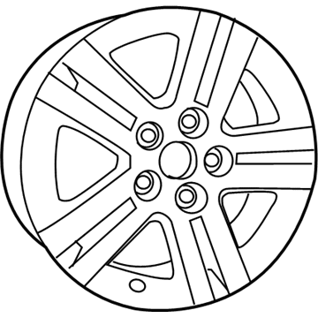 Dodge Grand Caravan Spare Wheel - 1BD59GSAAE