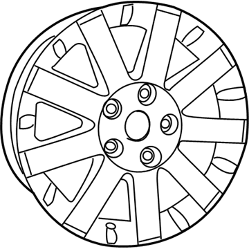 Dodge Grand Caravan Spare Wheel - 1BD60XZAAE