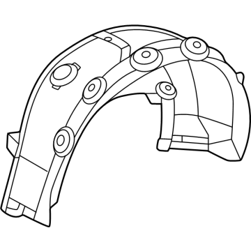 Dodge 68600064AC Wheelhouse Liner