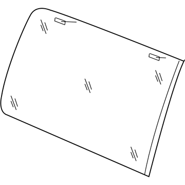 Dodge 55360884AC Quarter Glass