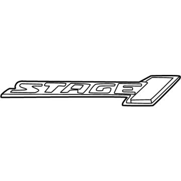 Mopar 68671914AA Nameplate Mopar 68671914AA Nameplate