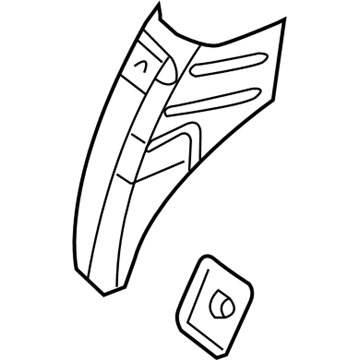 Chrysler 5017436AB Inner Wheelhouse Extension