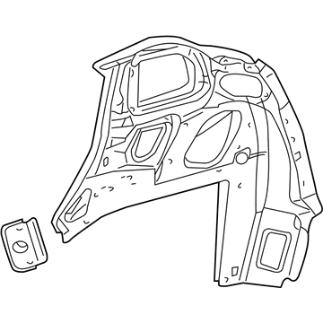 Chrysler 5017566AD Inner Quarter Panel