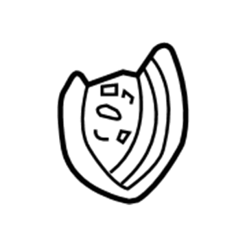 Chrysler 4724714AD Inner Quarter Panel Reinforcement Plate