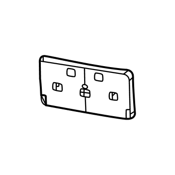 Jeep 68411208AA License Bracket