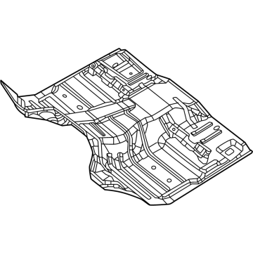 Ram 68635786AA Front Floor Pan